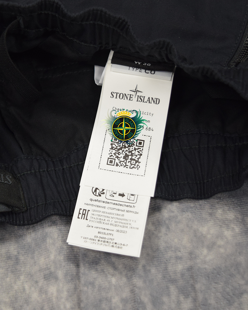 Stone Island Ghost Piece Shorts Black - 36/CO