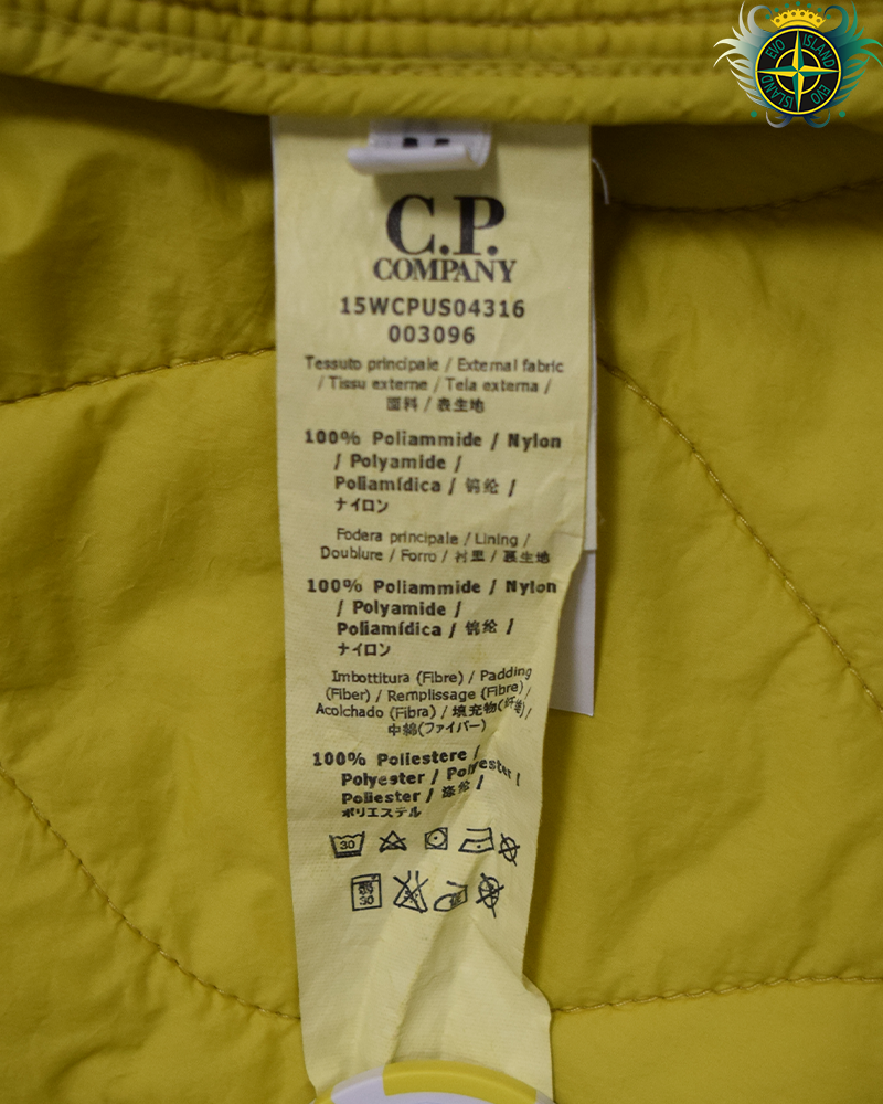 C.P Company Padded Overshirt Yellow - M
