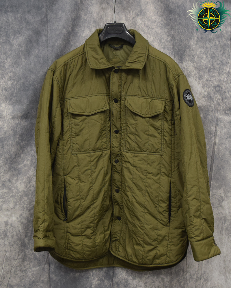 Canada Goose Carlyle Quilted Shirt Jacket Green - L