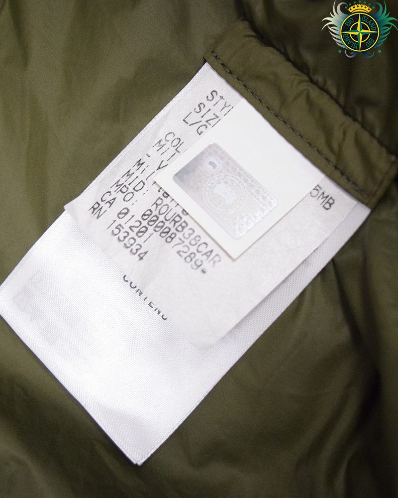 Canada Goose Carlyle Quilted Shirt Jacket Green - L