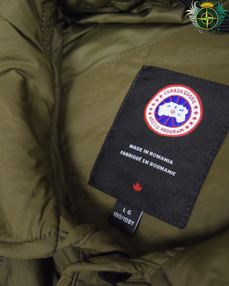 Canada Goose Carlyle Quilted Shirt Jacket Green - L