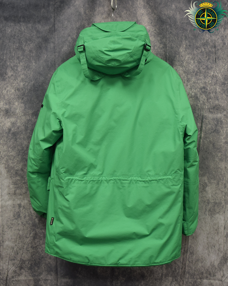 Stone Island Gore-Tex Ripstop Down Jacket Green - L