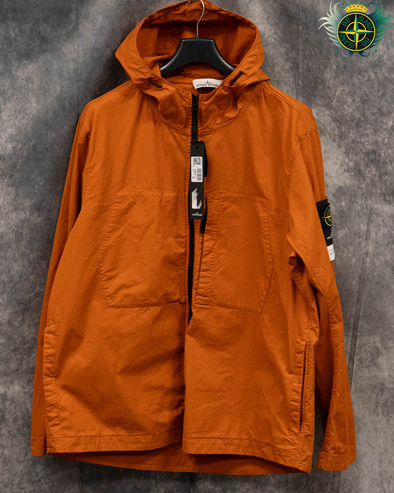 Stone Island Supima Cotton Twill Stretch TC Jacket Orange - 3XL