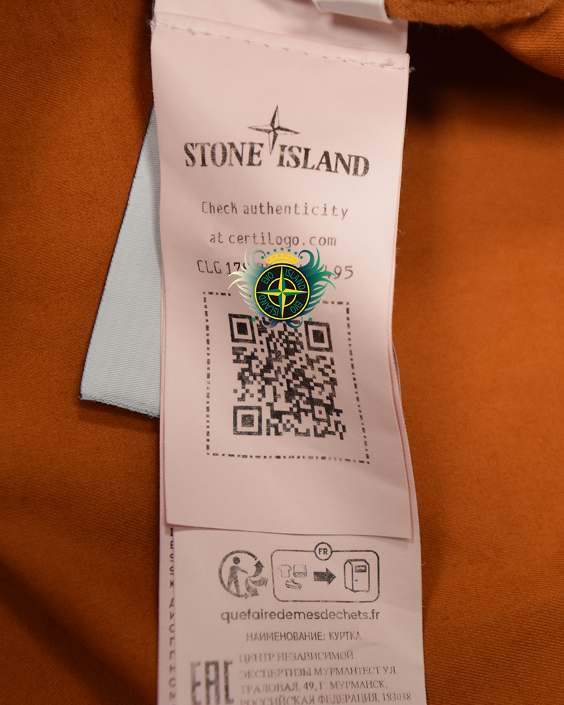 Stone Island Supima Cotton Twill Stretch TC Jacket Orange - 3XL