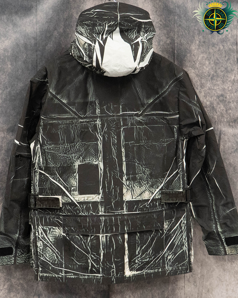 C.P Company Metropolis Tracery Jacket Black Camo - M