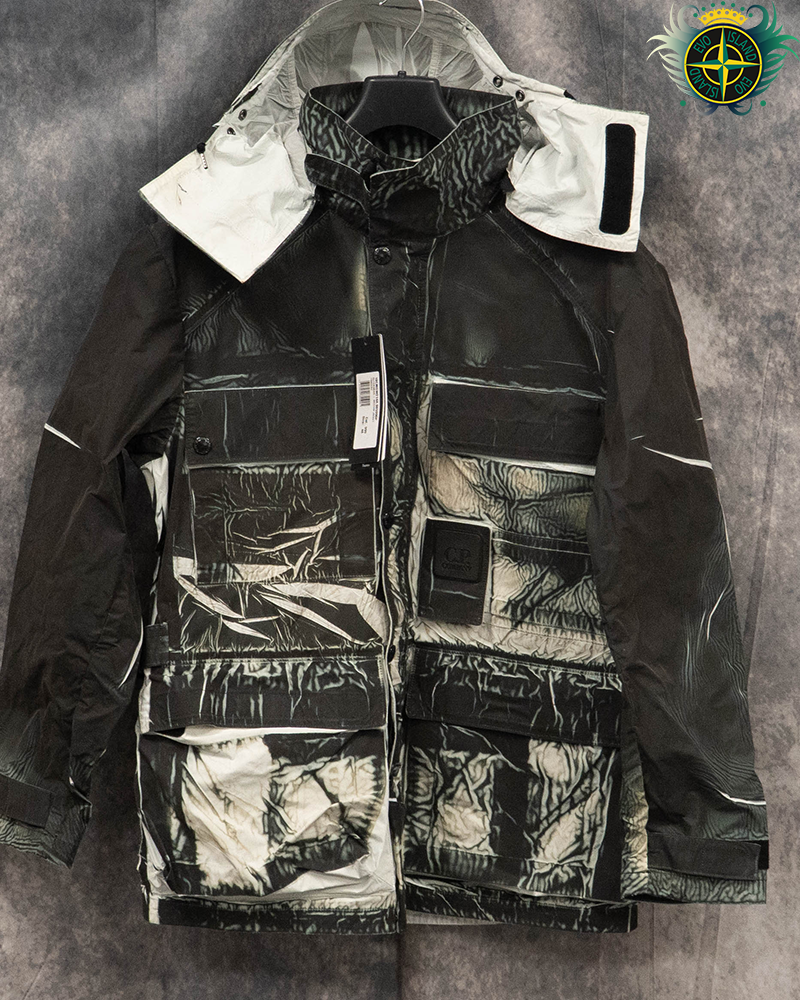 C.P Company Metropolis Tracery Jacket Black Camo - M