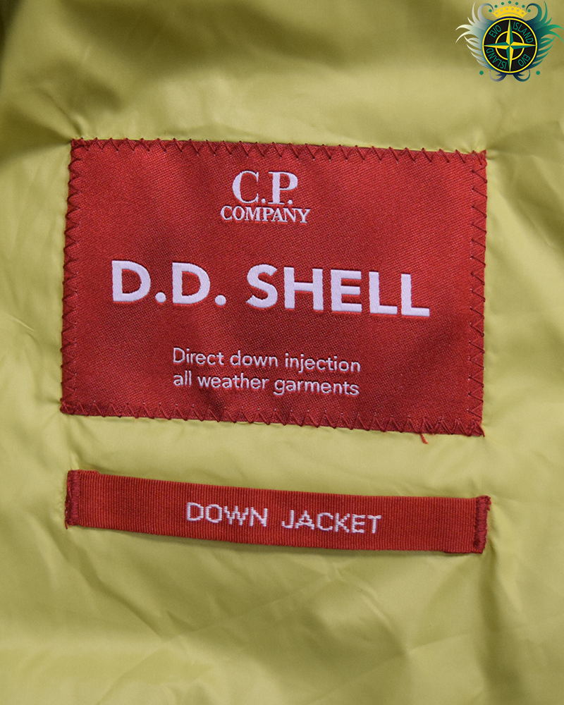 C.P Company D.D. Shell Goggle Gilet Yellow - 52/XL