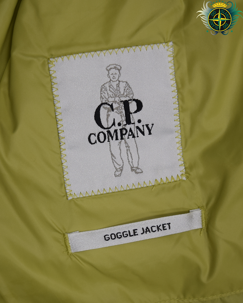 C.P Company D.D. Shell Goggle Gilet Yellow - 52/XL