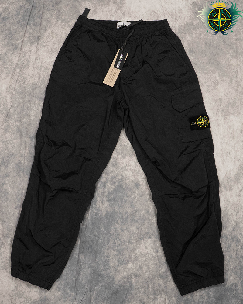 Stone Island Nylon Metal Cargos Black - 30 LO