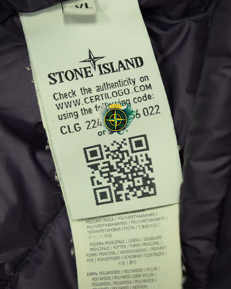 Stone Island Micro Ripstop 7 Den Down Jacket Purple - 3XL