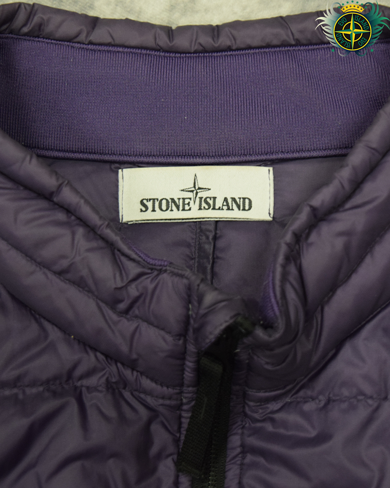 Stone Island Micro Ripstop 7 Den Down Jacket Purple - 3XL