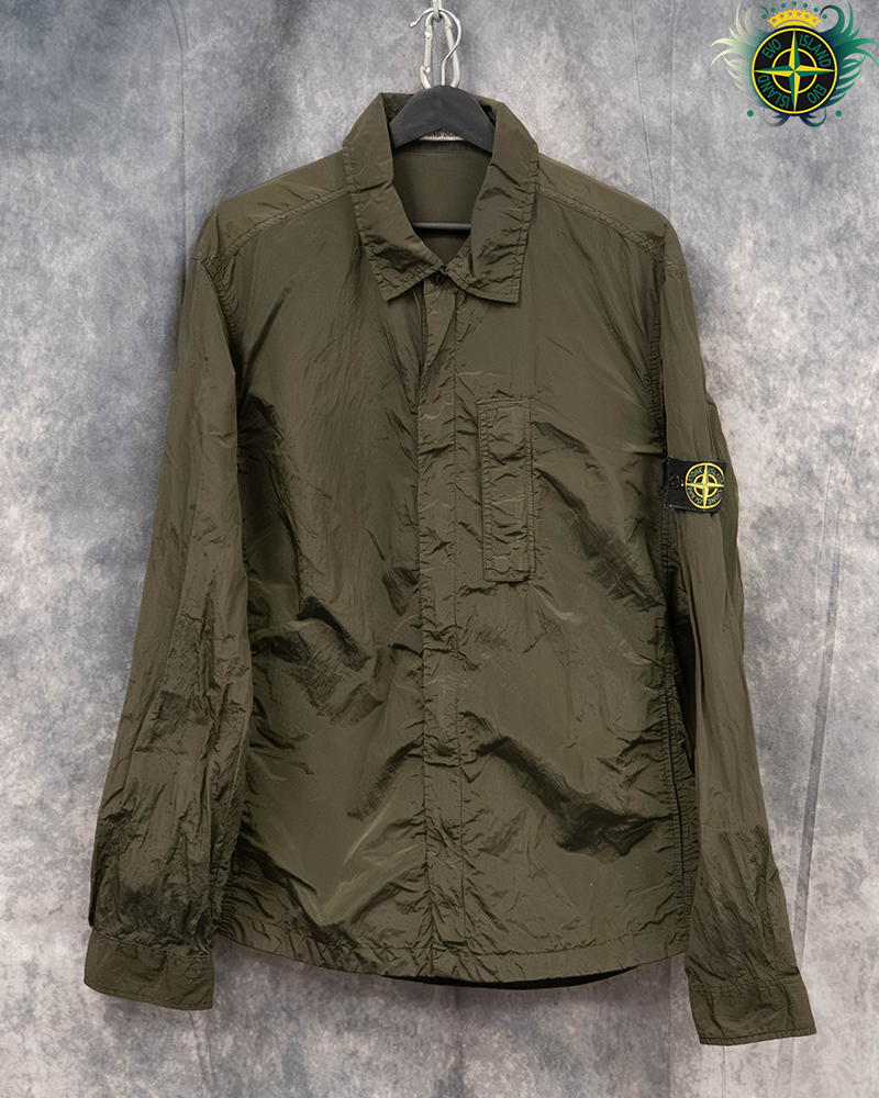 Stone Island Nylon Metal Overshirt Khaki - XXL