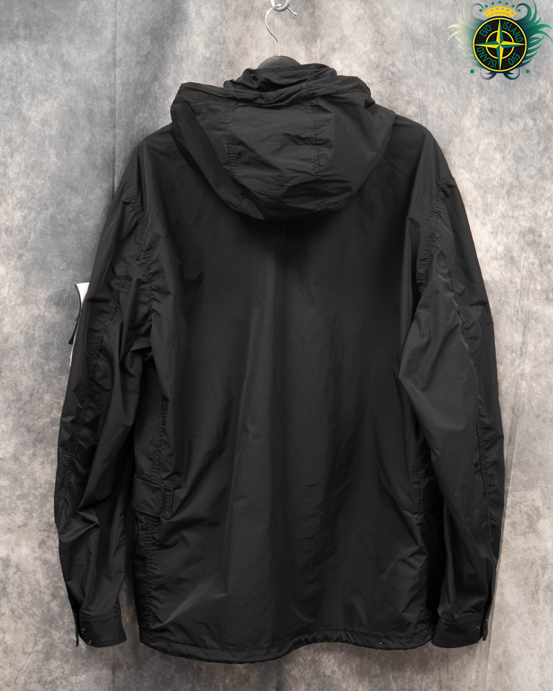 Stone Island David Tela Light TC Field Jacket Black - 3XL