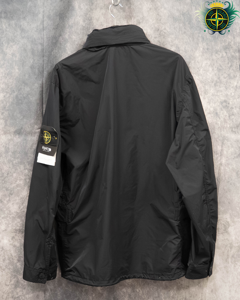 Stone Island David Tela Light TC Field Jacket Black - 3XL