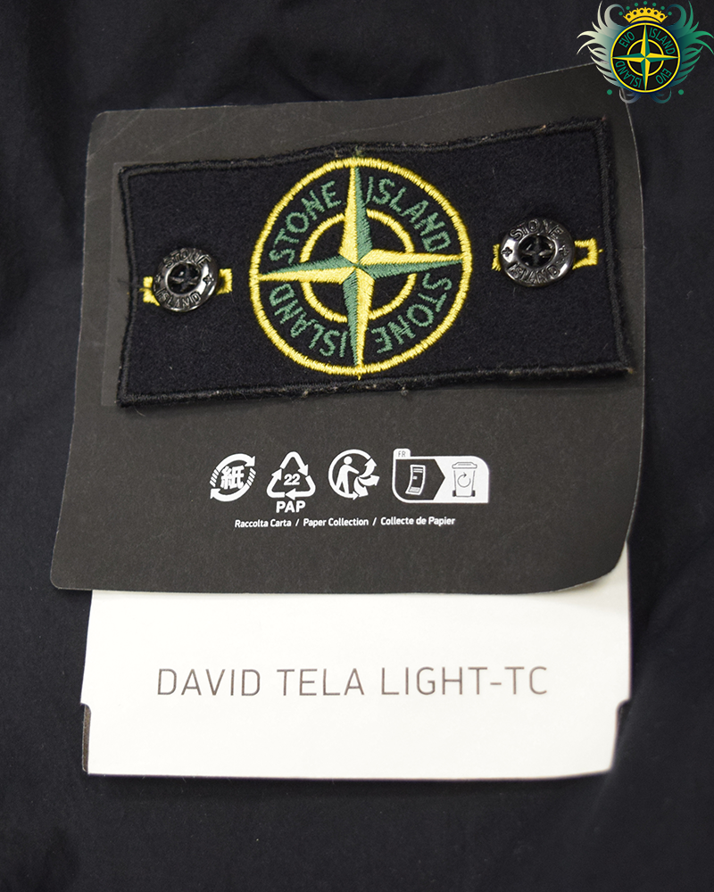 Stone Island David Tela Light TC Field Jacket Black - 3XL