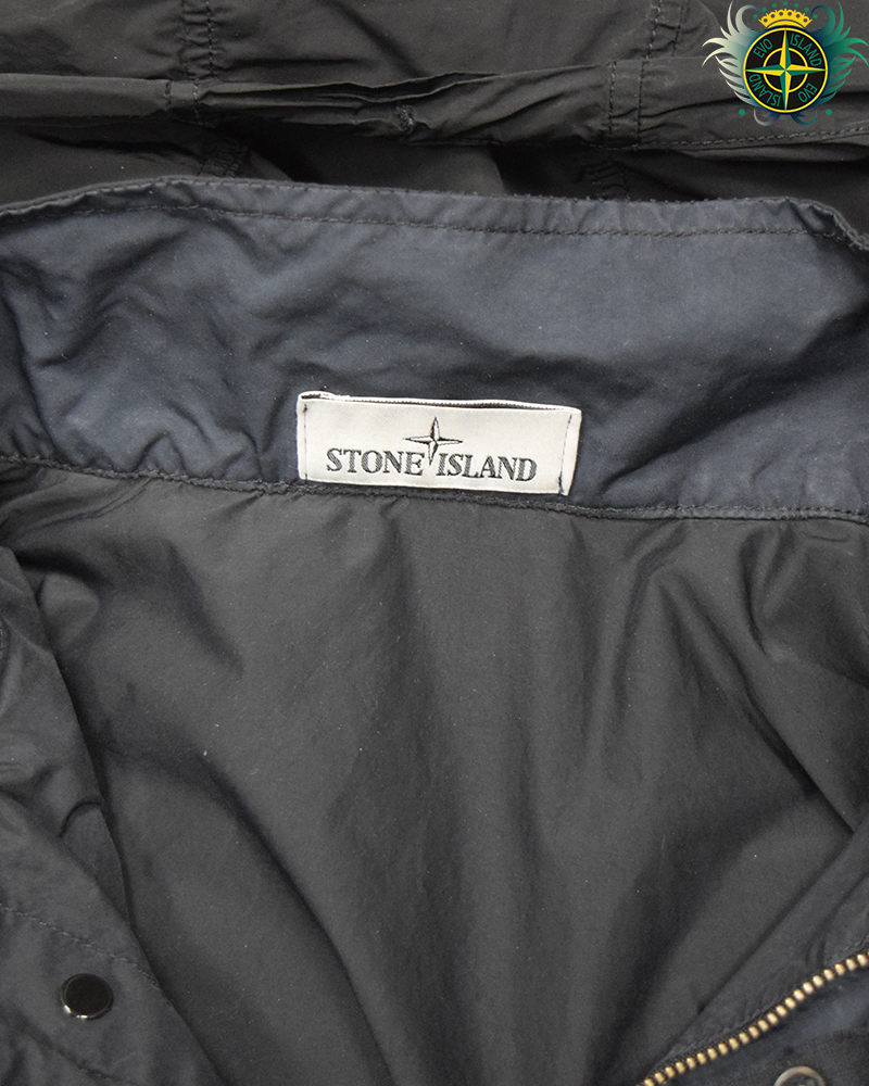 Stone Island David Tela Light TC Field Jacket Black - 3XL
