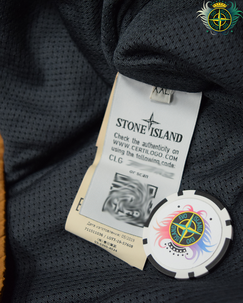 Stone Island Nylon Metal Ripstop Patch Project Jacket Orange - XXL