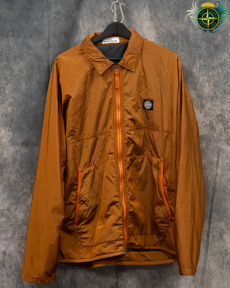 Stone Island Nylon Metal Ripstop Patch Project Jacket Orange - XXL