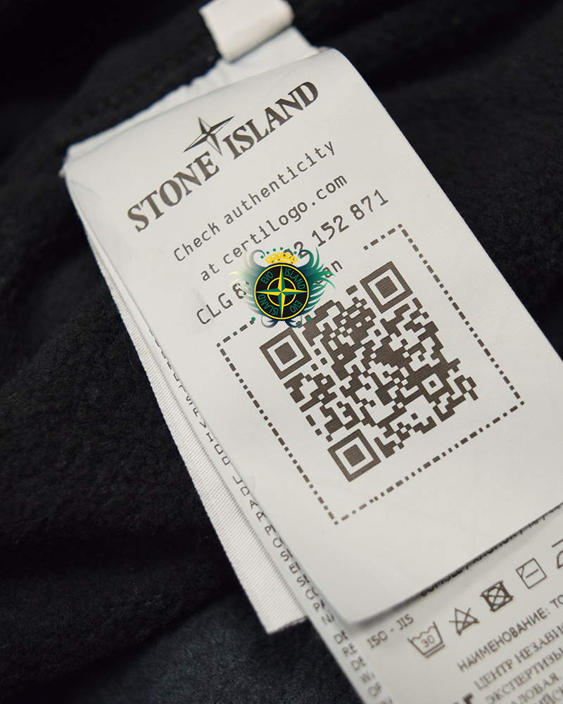 Stone Island Shadow Project Graphic Print Soft Cotton Sweater Charcoal