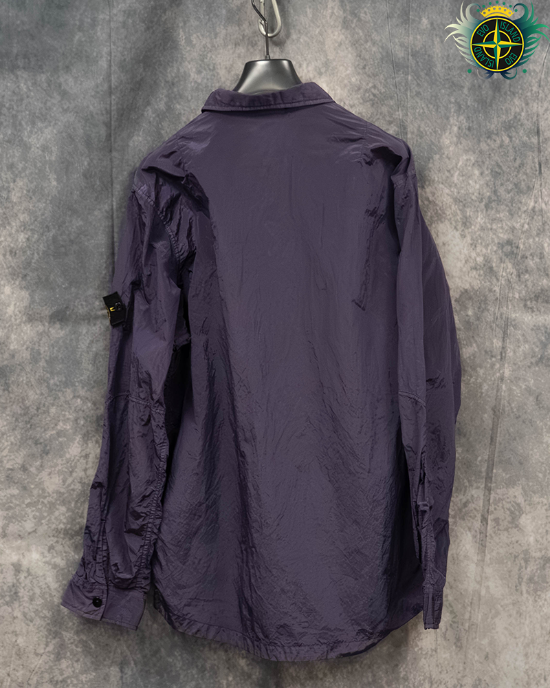 Stone Island Nylon Metal Overshirt Purple