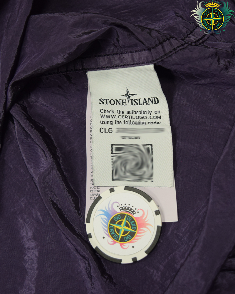 Stone Island Nylon Metal Overshirt Purple