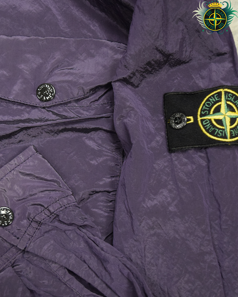 Stone Island Nylon Metal Overshirt Purple