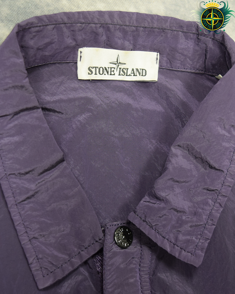 Stone Island Nylon Metal Overshirt Purple