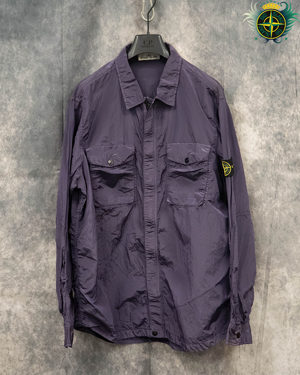 Stone Island Nylon Metal Overshirt Purple