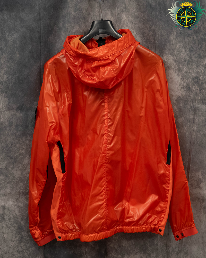 Stone Island Heat Reactive Lamy With Cotton Linen Tela Orange - XL