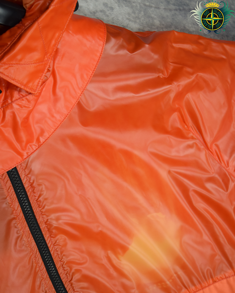 Stone Island Heat Reactive Lamy With Cotton Linen Tela Orange - XL