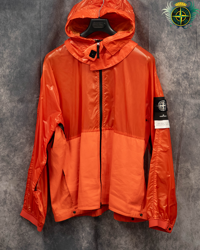 Stone Island Heat Reactive Lamy With Cotton Linen Tela Orange - XL