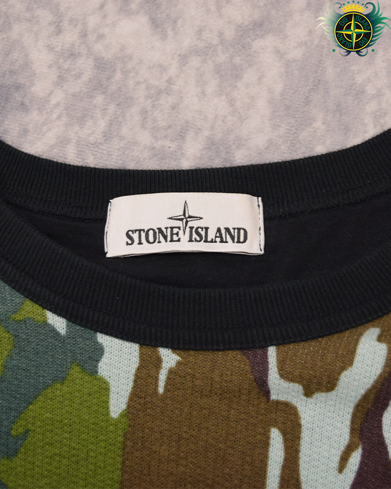Stone Island Flowing Camo Sweater