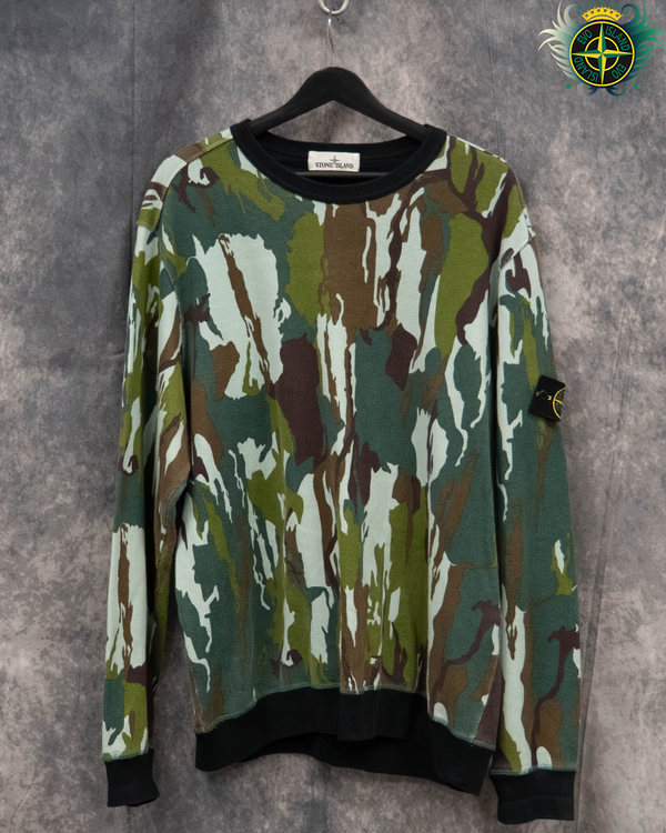 Stone Island Flowing Camo Sweater - 3XL