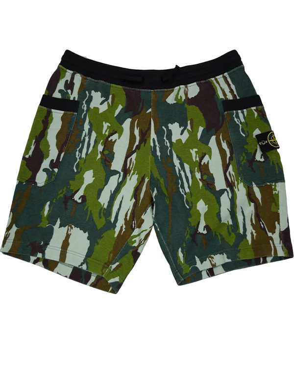 Stone Island Flowing Camo Shorts - 3XL