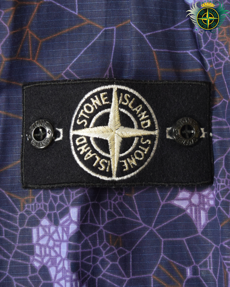 Stone Island Special Process Heat reactive Thermo Sensitive Jacket Purple