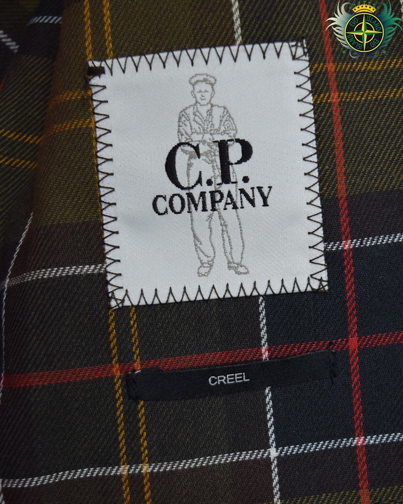 C.P Company X Barbour Creel Waxed Goggle Jacket Red - S
