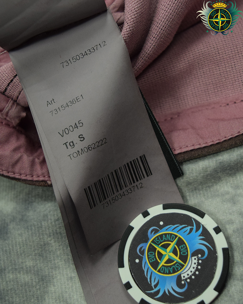 Stone Island Tela Flock-TC Ghillie Lazer Camo Dusty Pink Smock
