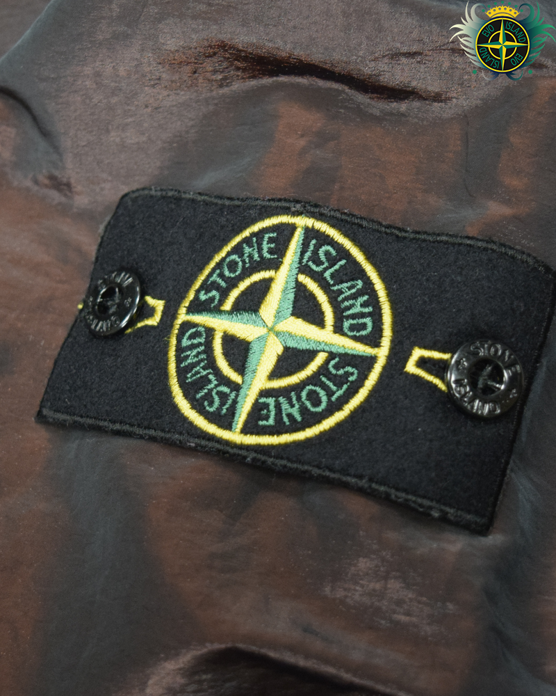 Stone Island Nylon Metal Weft Overshirt Burgandy - XXL