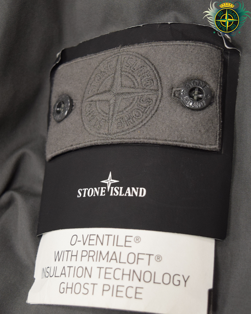 Stone Island O-Ventile With Primaloft Ghost Piece Jacket Grey