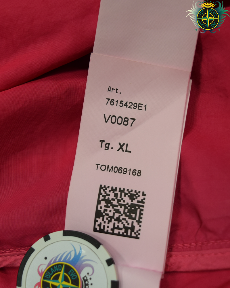 Stone Island Cupra Nylon TC Overshirt Pink - XL