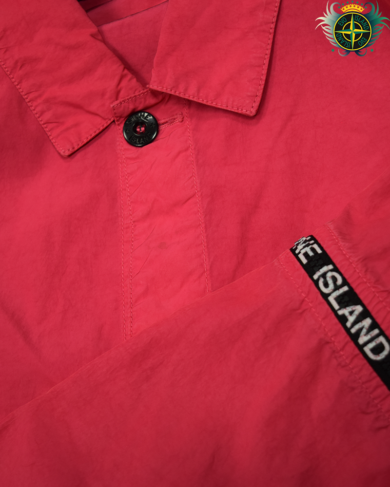 Stone Island Cupra Nylon TC Overshirt Pink - XL