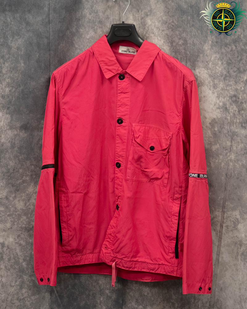 Stone Island Cupra Nylon TC Overshirt Pink - XL