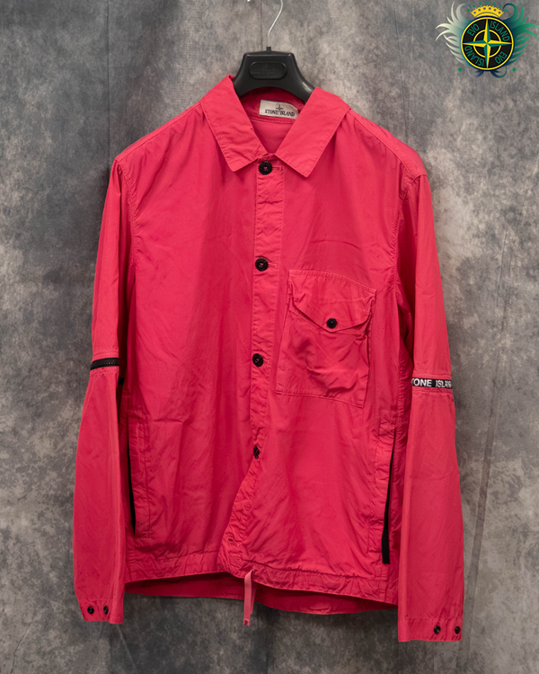 Stone Island Cupra Nylon TC Overshirt Pink - XL