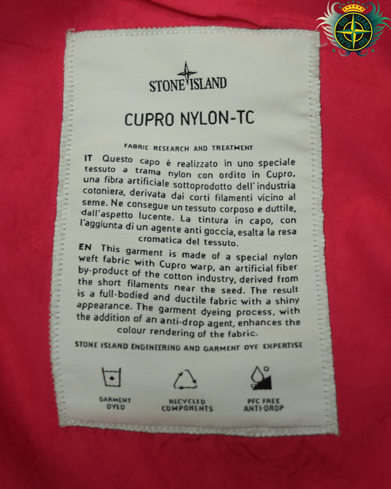 Stone Island Cupra Nylon TC Overshirt Pink - XL