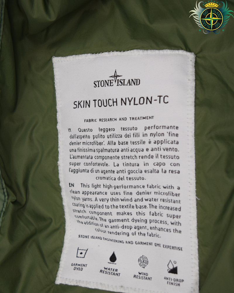 Stone Island Skin Touch Nylon Jacket Green