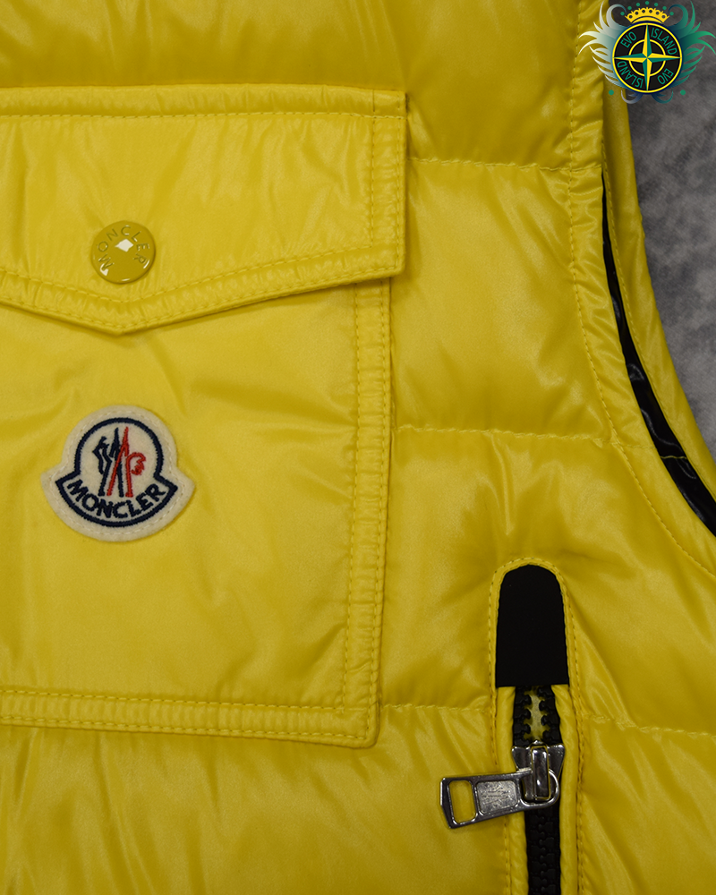 Moncler Ragot Down Gilet Yellow