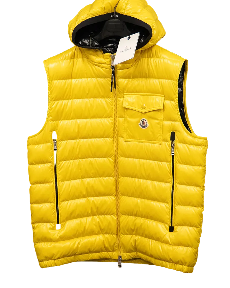 Moncler Ragot Down Gilet Yellow