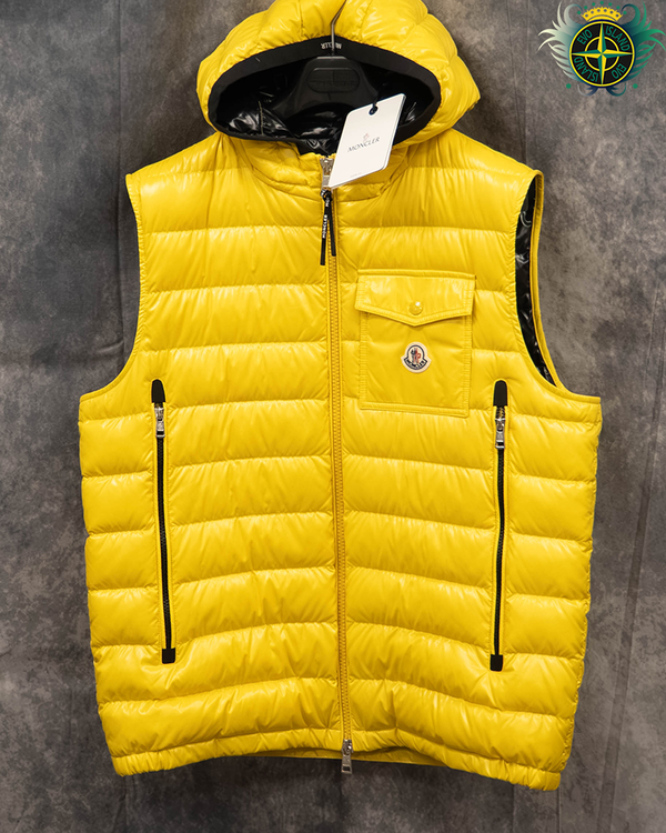 Moncler Ragot Down Gilet Yellow