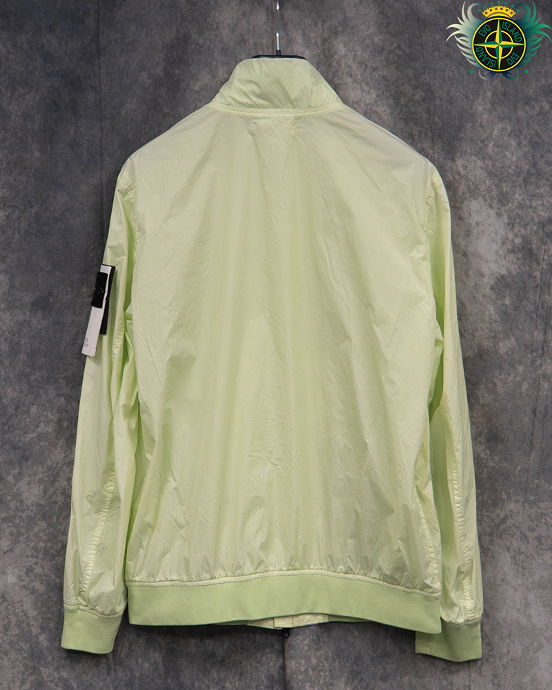 Stone Island Garment Dyed Crinkle Reps NY Jacket Light Green
