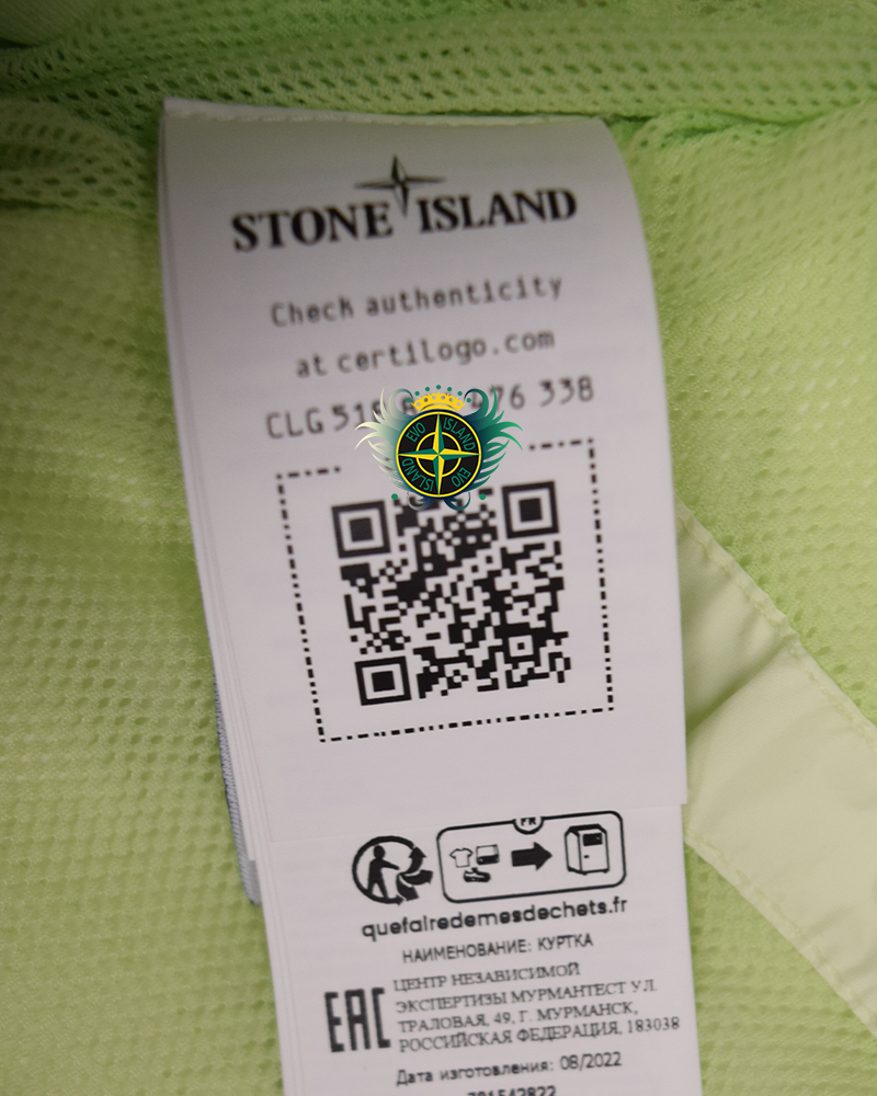 Stone Island Garment Dyed Crinkle Reps NY Jacket Light Green